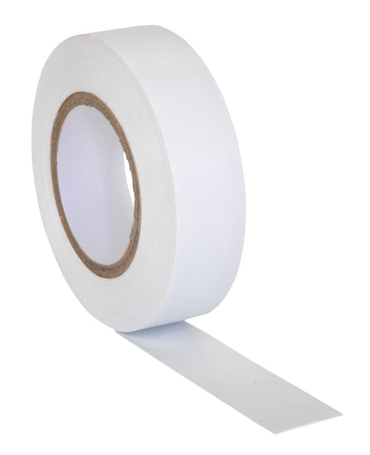 Sealey PVC Insulating Tape 19mm x 20m White Pack of 10 ITWHT10