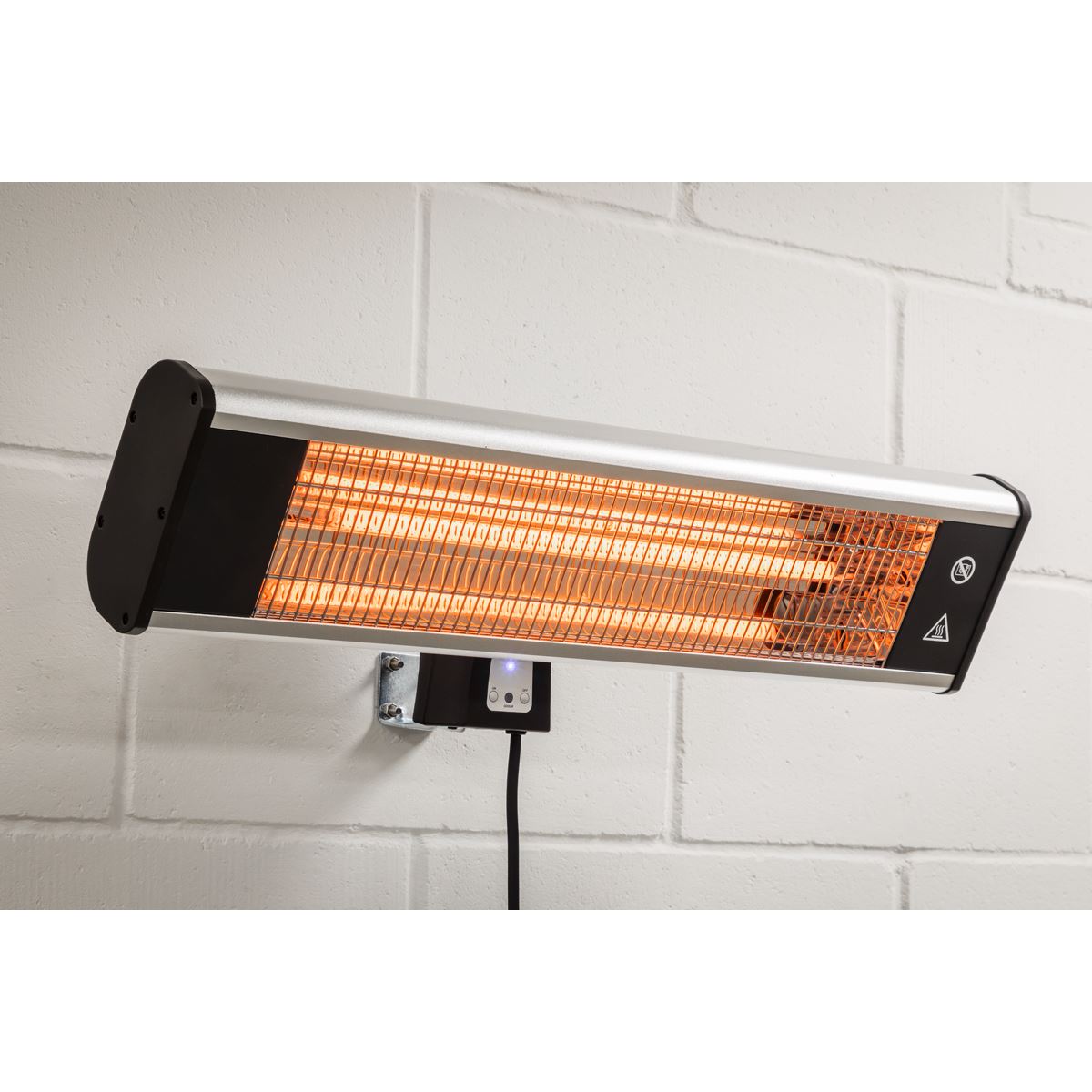 Sealey High Efficiency Carbon Fibre Infrared Wall Heater 1800W/230V IWMH1809R
