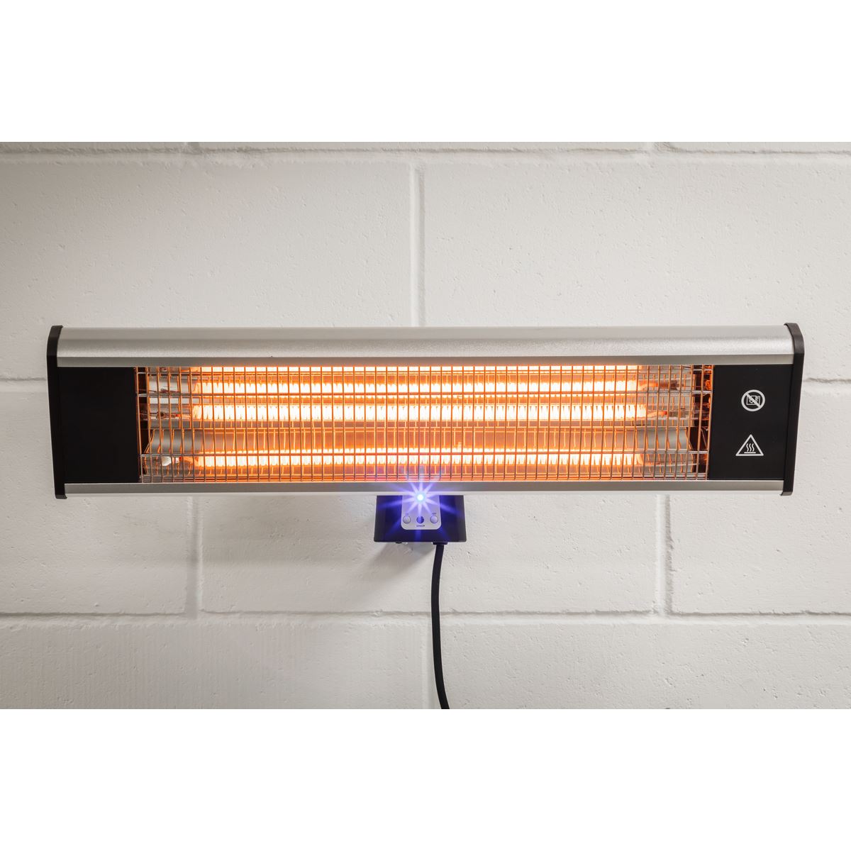 Sealey High Efficiency Carbon Fibre Infrared Wall Heater 1800W/230V IWMH1809R