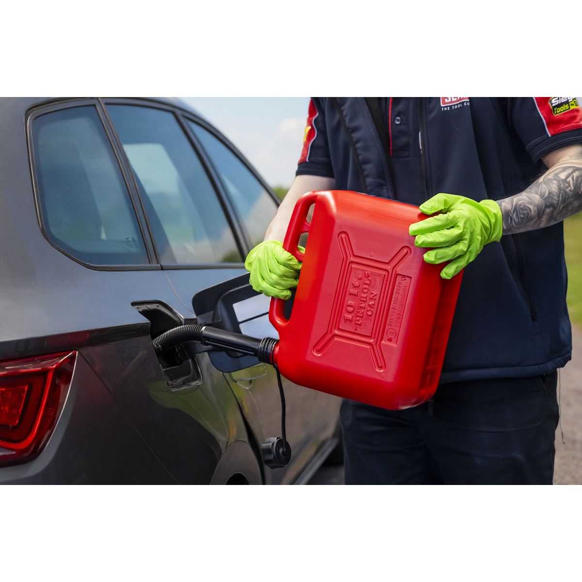 Sealey Fuel Can 10L - Red JC10PR