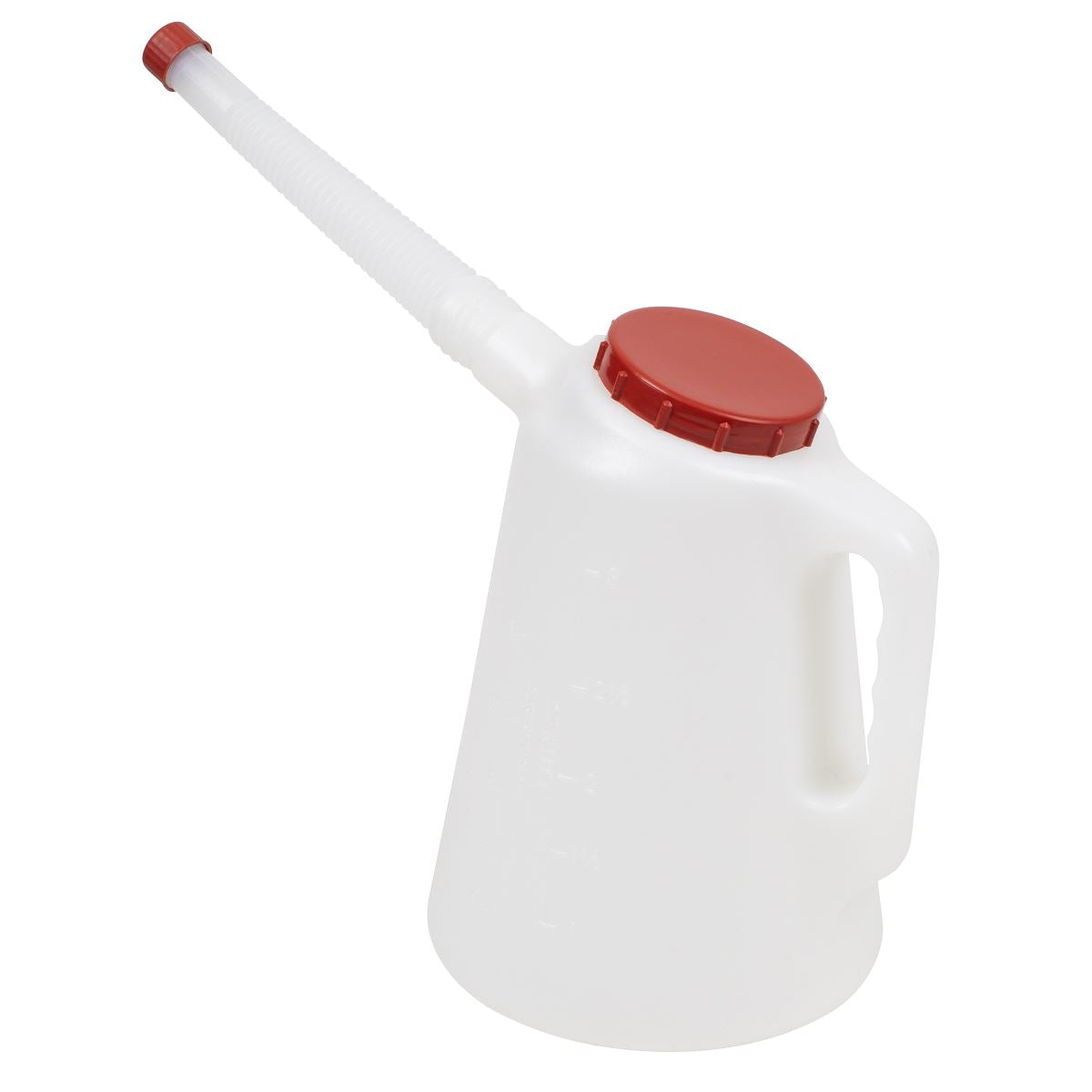 Sealey Oil Jug With Red Lid & Flexible Spout 3L Also Fuel And Most Acids JDL3R