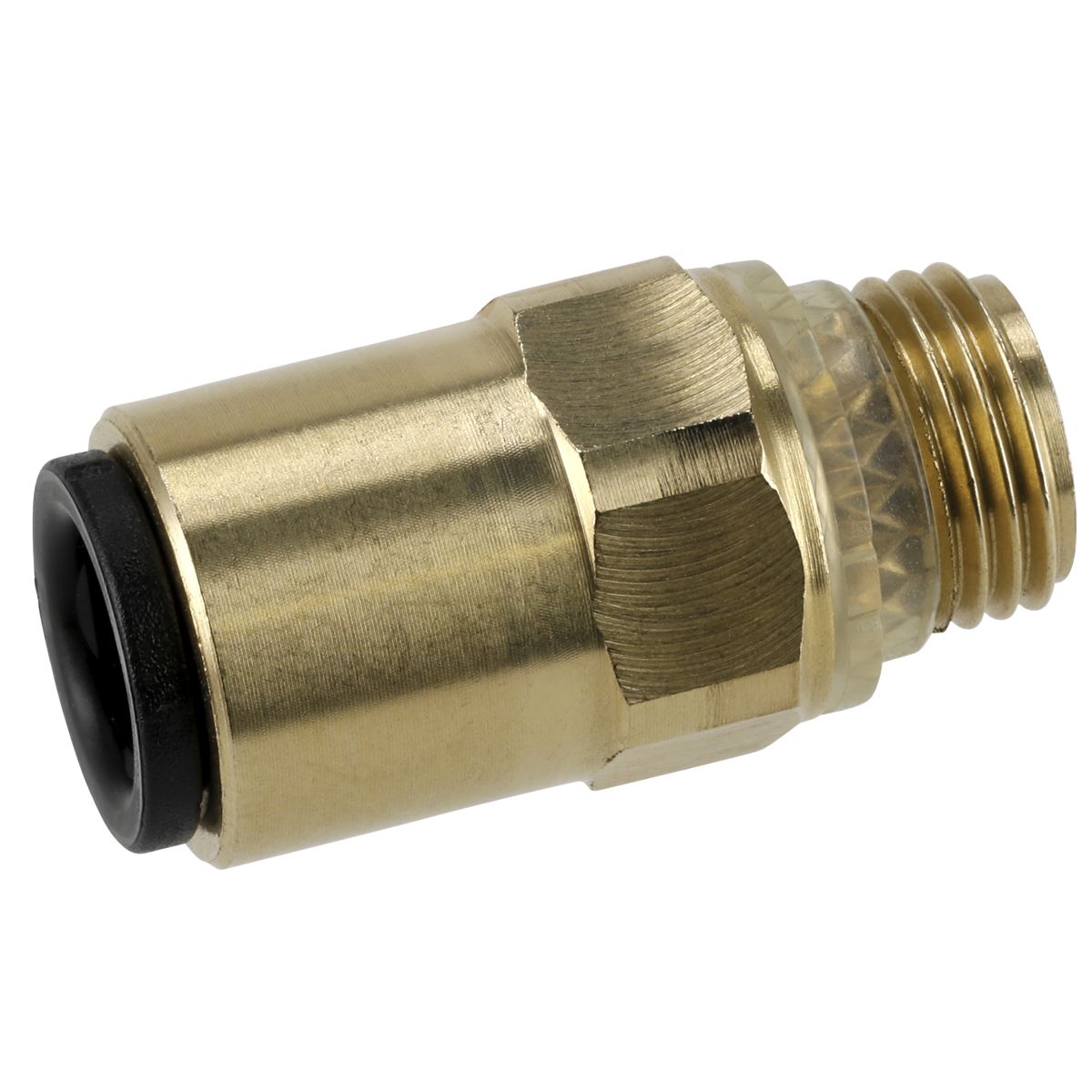 Sealey Brass SuperThread Straight Adaptor 6mm x 1/8"BSP 2Pc Speedfit JGBC618