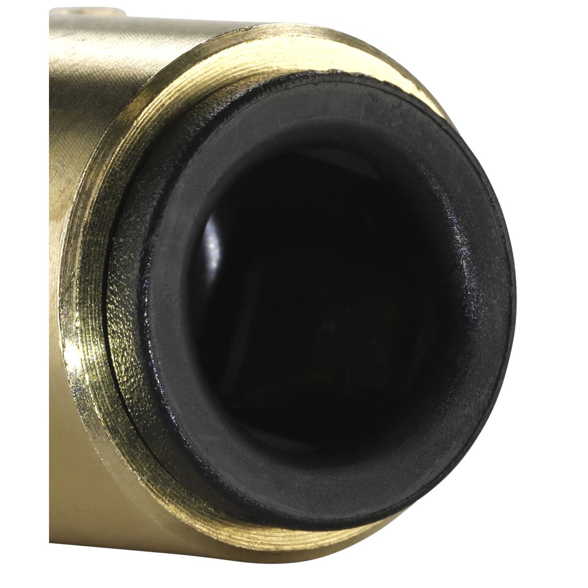 Sealey Brass SuperThread Straight Adaptor 6mm x 1/8"BSP 2Pc Speedfit JGBC618