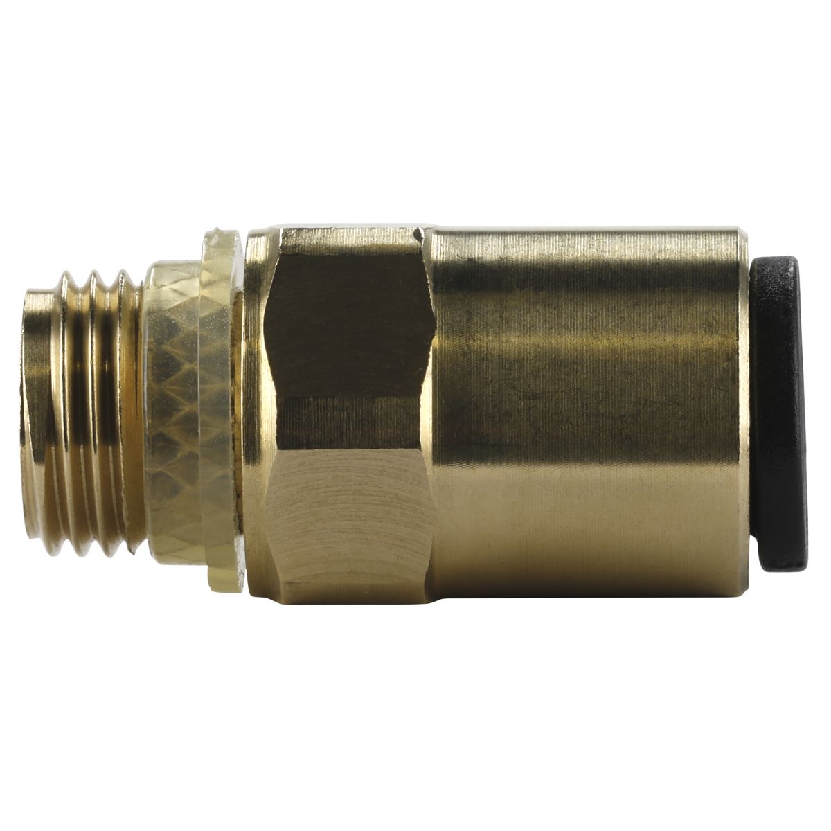 Sealey Brass SuperThread Straight Adaptor 6mm x 1/8"BSP 2Pc Speedfit JGBC618