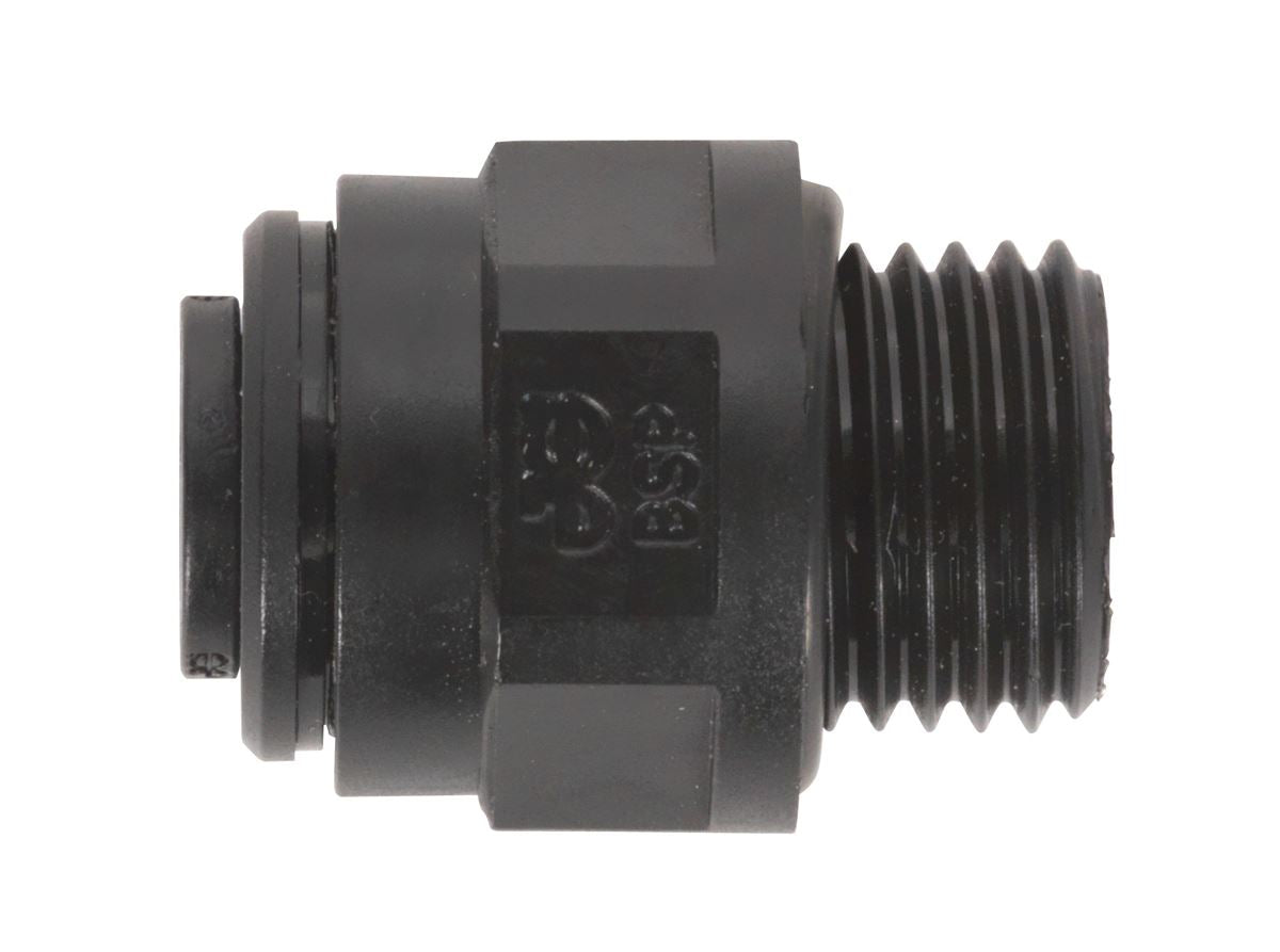 Sealey Straight Air Adaptor 10mm x 1/4"BSP Pack of 5 Speedfit PM011012E) JGC1014