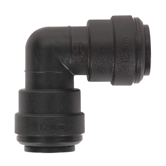Sealey Elbow Coupling 12mm Pack of 5 John Guest Speedfit PM0312E - JGCE12
