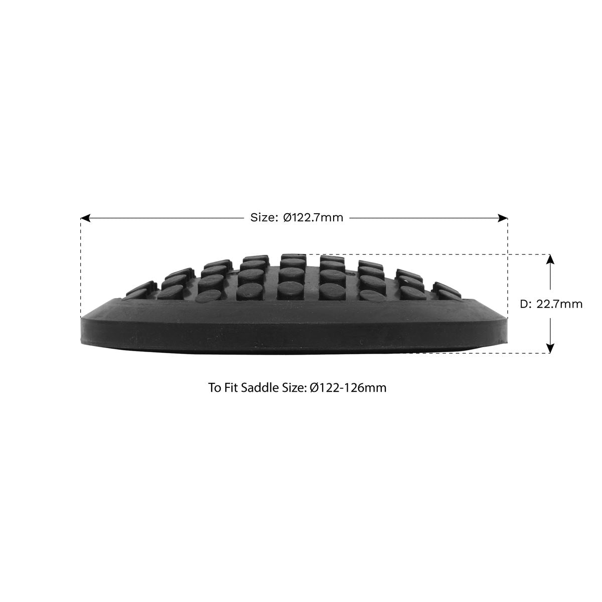 Sealey Safety Rubber Jack Pad - Type C JP05