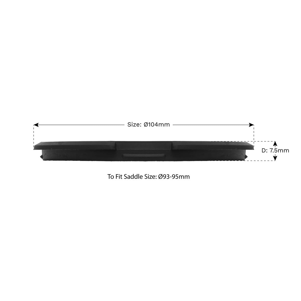 Sealey Safety Rubber Jack Pad - Type B JP09