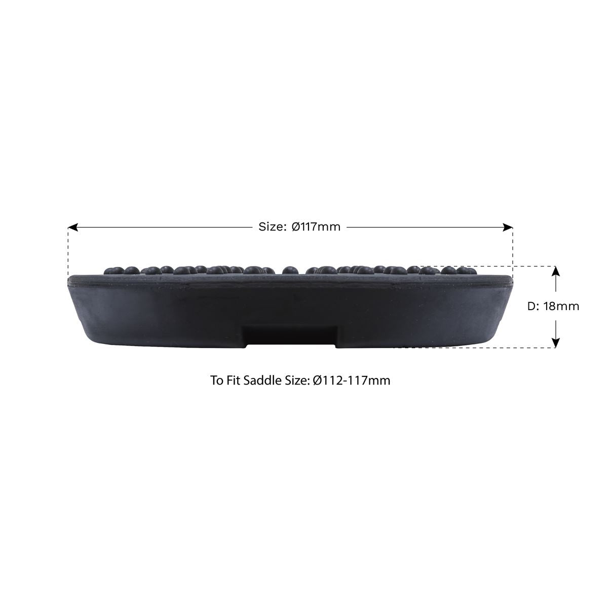 Sealey Safety Rubber Jack Pad - Type B JP18