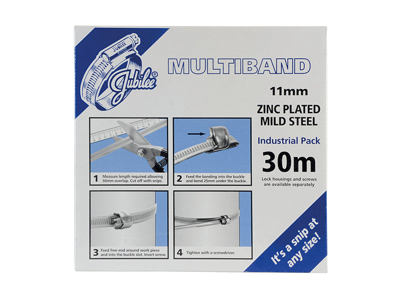 Jubilee® Multiband Mild Steel 11mm 30m Pack JUB1702