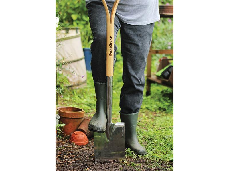 Kent & Stowe Stainless Steel Border Spade, FSC® K/S70100013