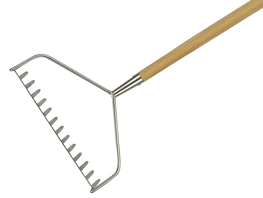 Kent & Stowe Stainless Steel Long Handled Soil Rake, FSC® K/S70100057