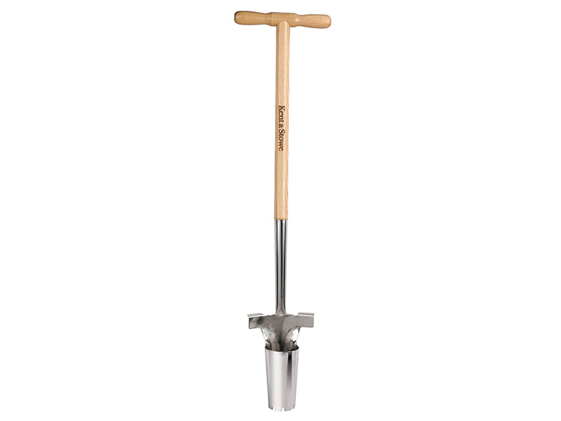 Kent & Stowe Stainless Steel Long Handled Bulb Planter, FSC® K/S70100145