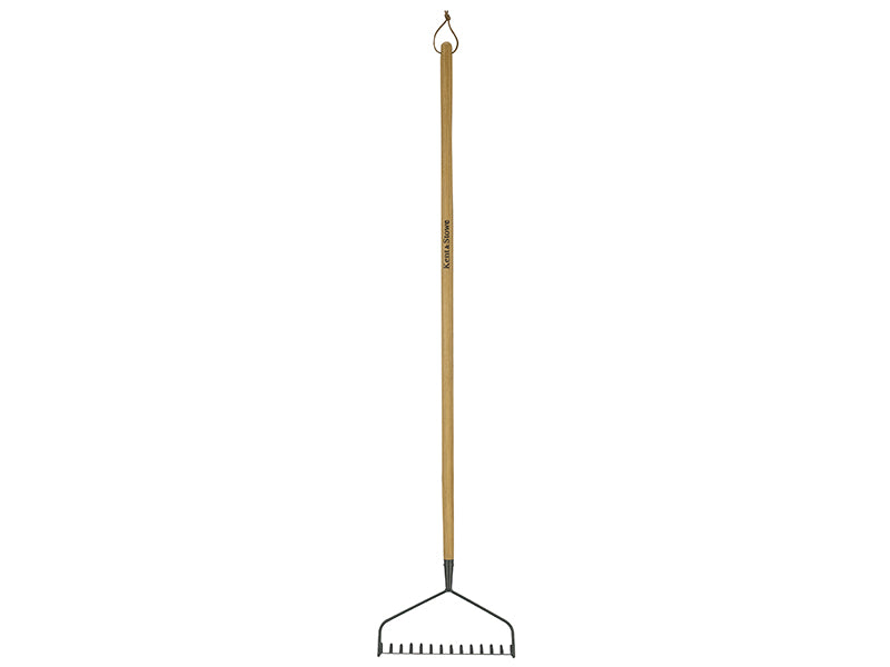 Kent & Stowe Carbon Steel Long Handled Soil Rake, FSC® K/S70100257