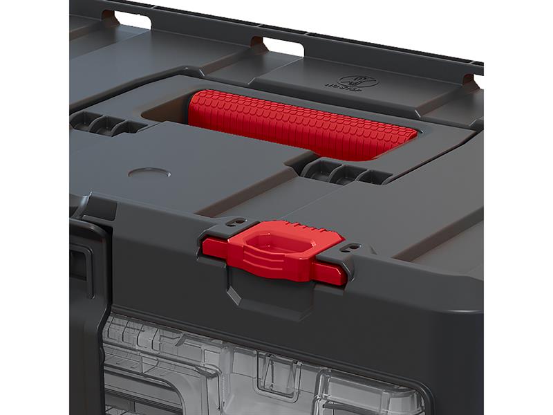 Keter Roc Stack N Roll 3 Set Organiser See Through Containers KETSNR3ORG