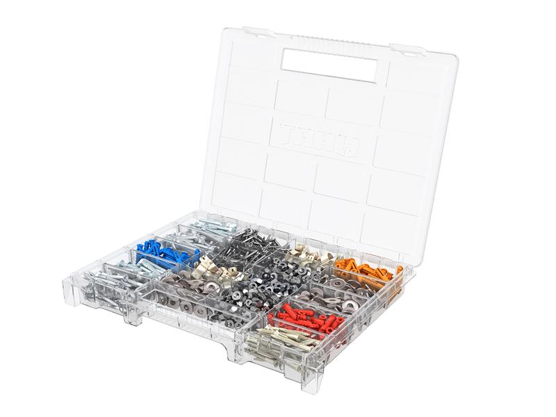 Keter Roc Stack N Roll 3 Set Organiser See Through Containers KETSNR3ORG