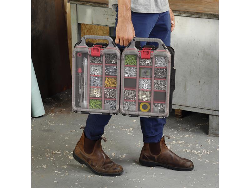 Keter Roc Stack N Roll Half Footprint Organiser 15 Section Dividers  KETSNRHORG