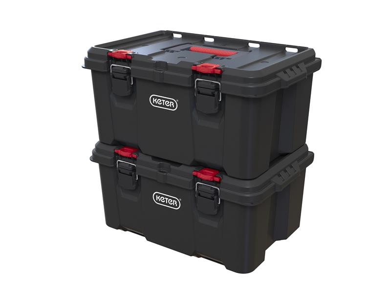 Keter Roc Stack N Roll Tool Box Ideal For Storing Power Tools KETSNRTB