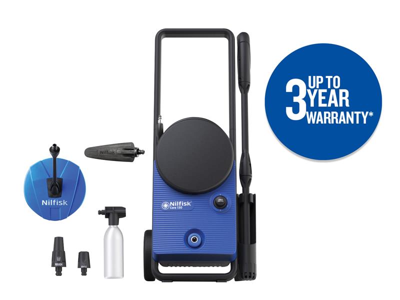 Nilfisk Alto (Kew) CORE 130 Home & Garden Powercontrol Pressure Washer 130 bar 240V KEW130PCH
