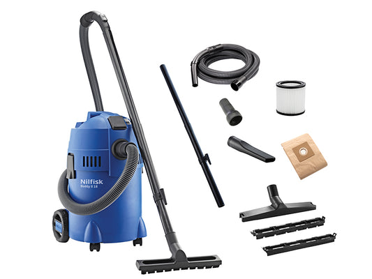 Nilfisk Alto (Kew) Buddy II Wet & Dry Vacuum with Power Tool Take Off 18 litre 1200W 240V KEWBUDDY18