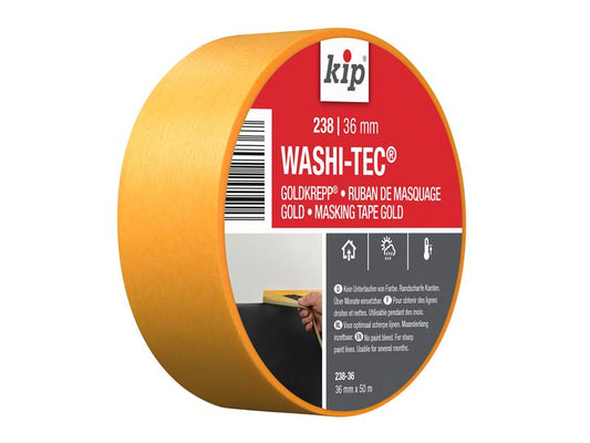 KIP® 238 Premium WASHI-TEC® Masking Tape 36mm x 50m KIP222604