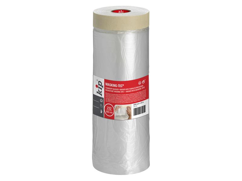 KIP® 232 Plastic Masker Tape 2.6 x 25m KIP223508