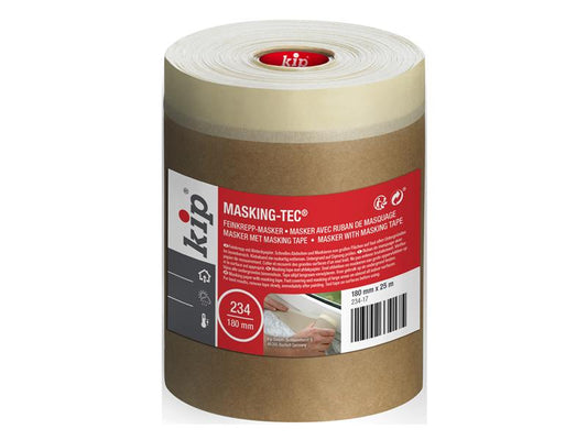 KIP® 234 Paper Masker Tape 180mm x 25m KIP223514