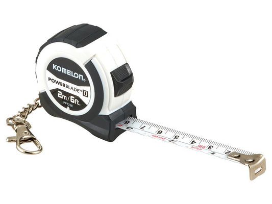 Komelon PowerBlade™ II Pocket Key Ring Tape 2m/6ft (Width 13mm) KOM2MKRT