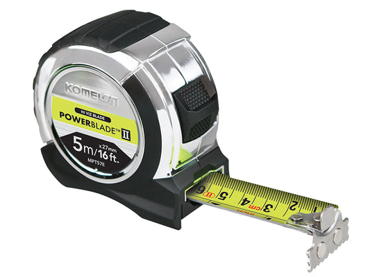 Komelon PowerBlade™ II Pocket Tape 5m/16ft (Width 27mm) KOMMPT516E