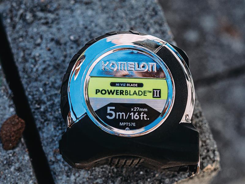 Komelon PowerBlade™ II Pocket Tape 5m/16ft (Width 27mm) KOMMPT516E
