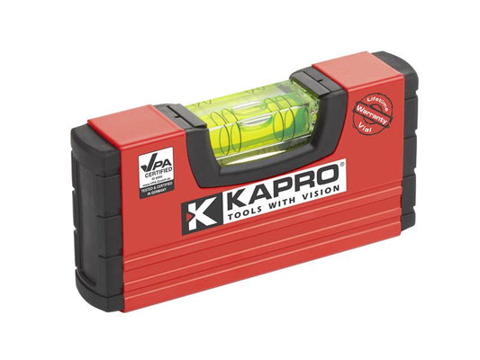 Kapro 246 Handy Pocket Level 10cm Solid Acrylic Shockproof Vial KPOK246