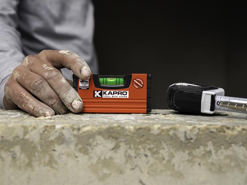 Kapro 246 Handy Pocket Level 10cm Solid Acrylic Shockproof Vial KPOK246