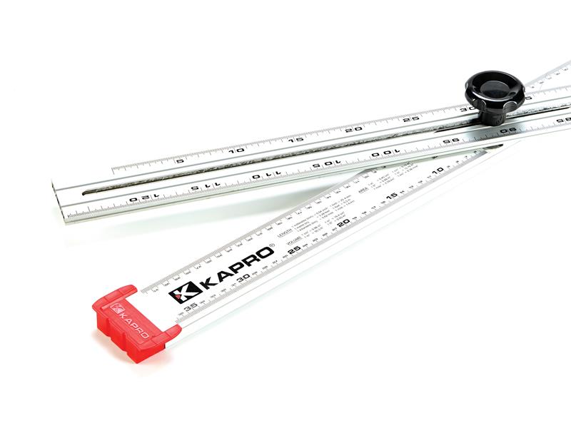 Kapro Adjustable T Square 120cm Anodized Aluminum Finish Dual Marked KPOK317120
