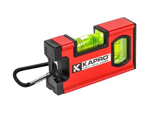 Kapro 771 TWIN Mini Level with Carabiner 10cm Magnetic Base KPOK771M