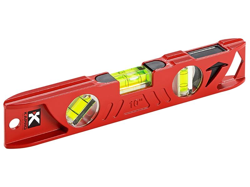 Kapro 923 Cast Torpedo Level 25cm Heavy Duty Cast Aluminium Body KPOK923