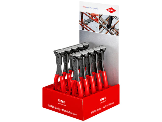 Knipex End Cutter Counter Display of 10 x KPX6801200 KPX001801V10