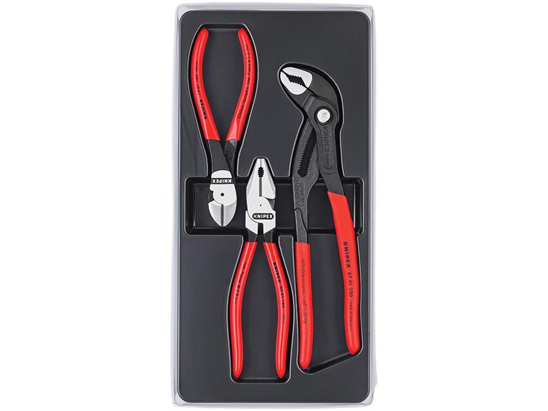Knipex Power Pack High Leverage Pliers Set, 3 Piece KPX002010