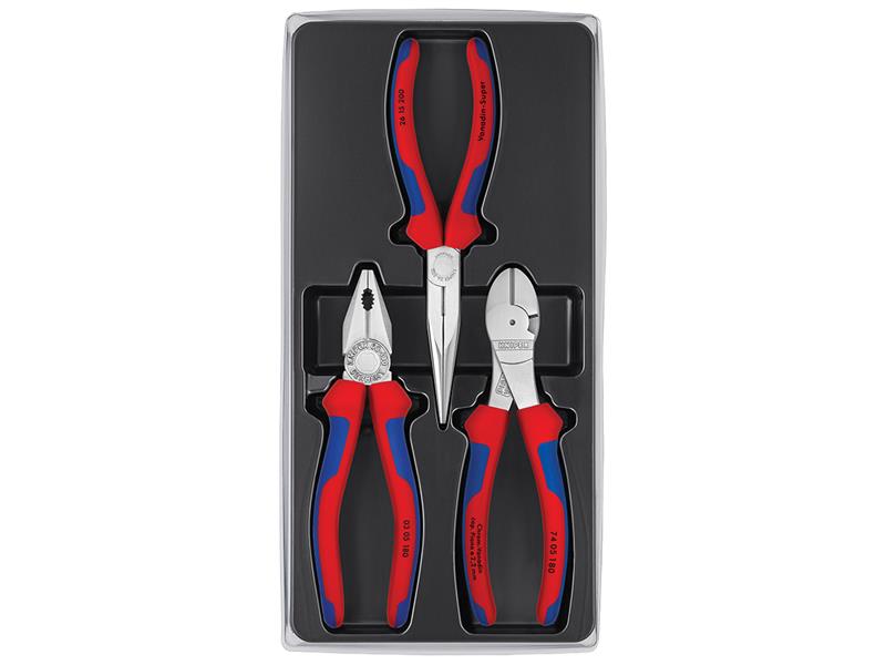 Knipex Assembly Pack Pliers Set, 3 Piece KPX002011