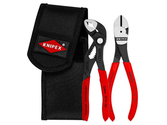 Knipex Mini Plier Set 2 Piece Water Pump Pliers & Diagonal Cutters KPX002072V02