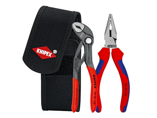 Knipex Mini Plier Set 2 Piece Water Pump Pliers Needle Nose Pliers KPX002072V06