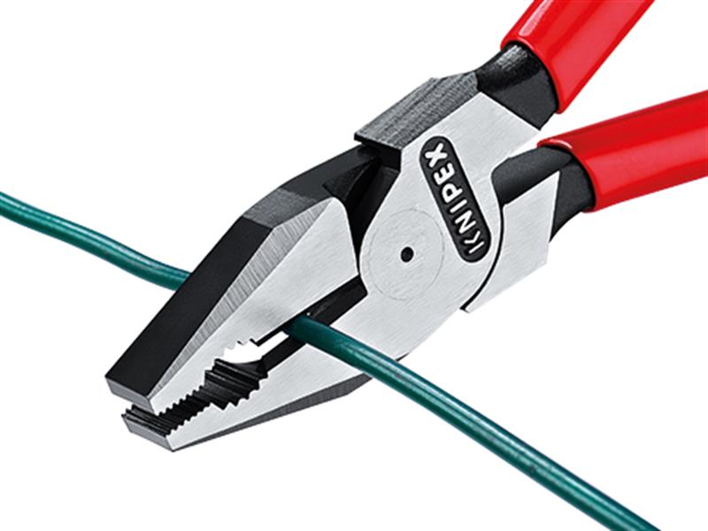 Knipex High Leverage Combination Pliers PVC Grip 180mm KPX0201180