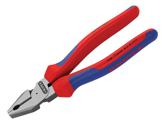 Knipex High Leverage Combination Pliers Multi-Component Grip 180mm KPX0202180