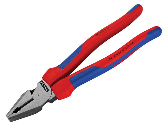 Knipex High Leverage Combination Pliers Multi-Component Grip 225mm KPX0202225
