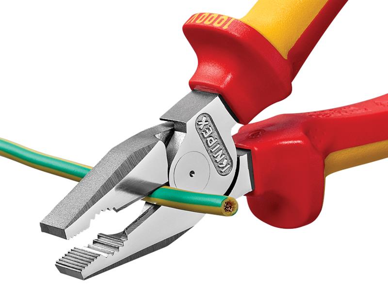 Knipex VDE High Leverage Combination Pliers 180mm KPX0206180
