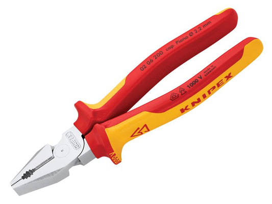 Knipex VDE High Leverage Combination Pliers 200mm KPX0206200