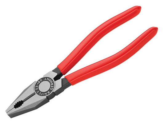 Knipex Combination Pliers PVC Grip 180mm KPX0301180