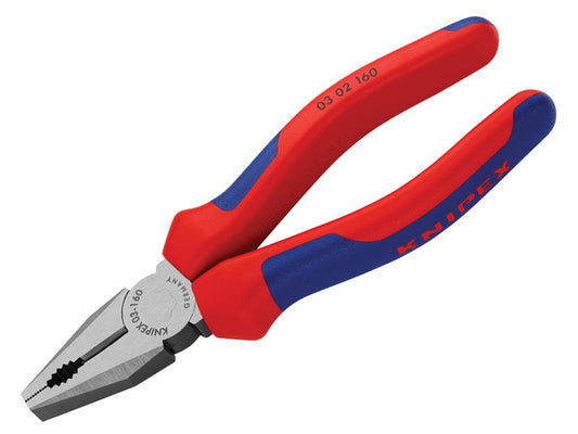 Knipex Combination Pliers Multi-Component Grip 160mm KPX0302160