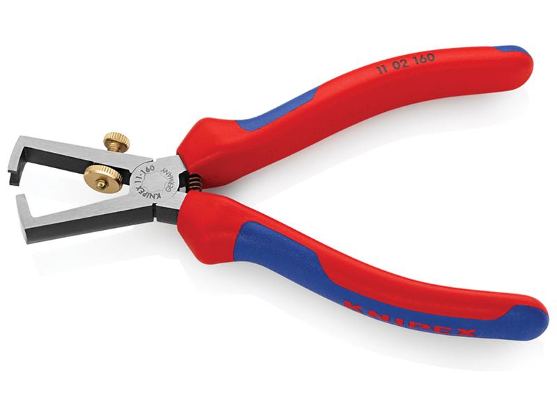 Knipex End Wire Stripping Pliers Multi Component Grip 160mm KPX1102160