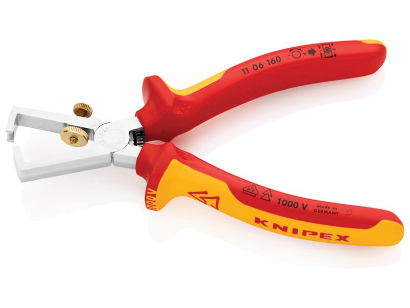 Knipex VDE Insulation Strippers 160mm KPX1106160