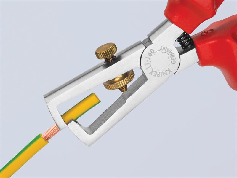 Knipex VDE Insulation Strippers 160mm KPX1106160